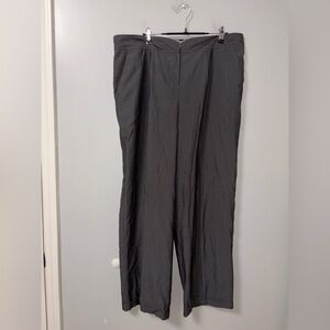 Cato Gray Dress Pants Office Career business Women’s 16W Leopard lining